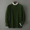 Merino Wool Jacquard Sweater Men