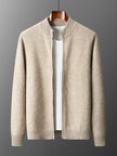 Men's knitted sweater coat