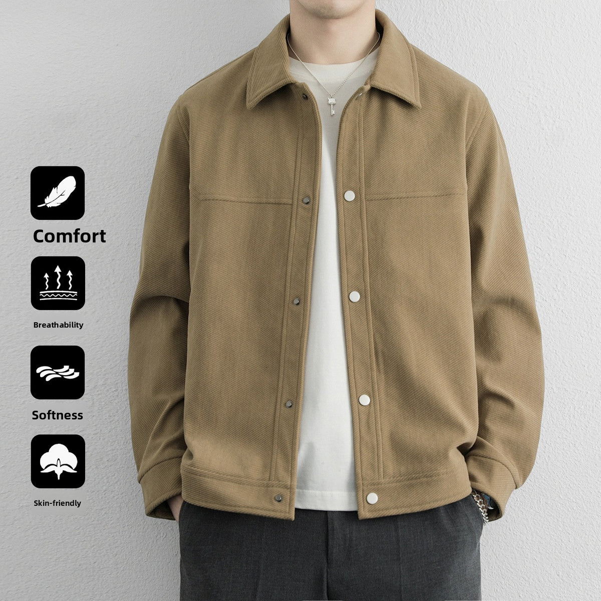 Vintage Style Mens Casual Jacket