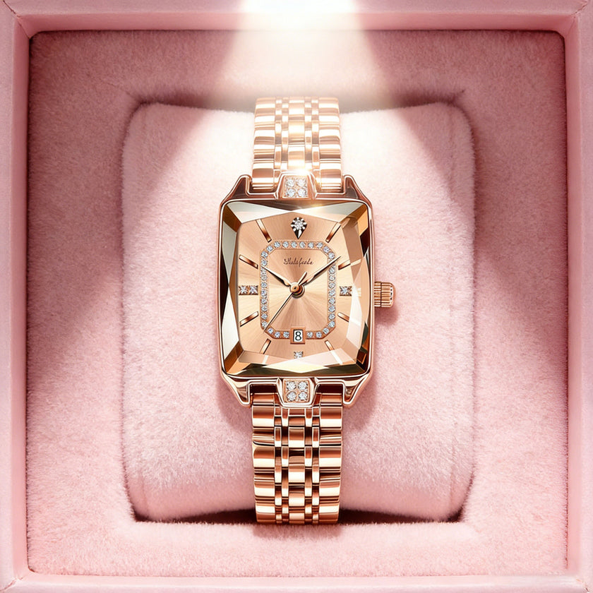 quartz wrist watch