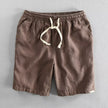 Men's Cotton Linen Drawstring Shorts