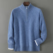 Mens Merino Wool Zipper Sweater