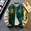 Casual Loose Fit Baseball Jacket