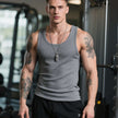 Retro Cotton Fitness Vest for Men