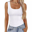 Womens Ribbed Sleeveless Tank Top