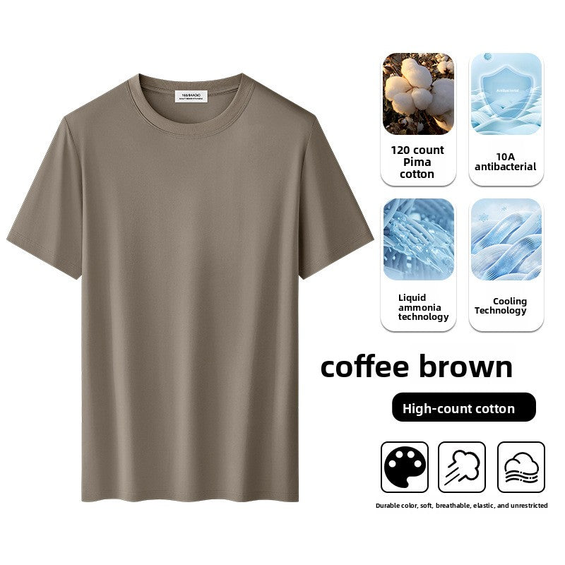 Men's short-sleeve cool-feel T-shirt for summer