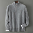 Mens Merino Wool Zipper Sweater