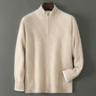 Mens Merino Wool Zipper Sweater
