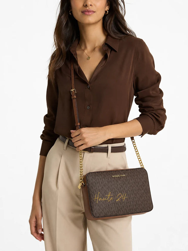 MICHAEL KORS Jet Set Large Printed Logo