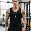 Retro Cotton Fitness Vest for Men