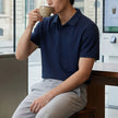 Mens Cotton Blend Short Sleeve Polo Shirt
