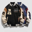 Casual Loose Fit Baseball Jacket