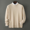 Merino Wool Jacquard Sweater Men