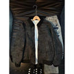 Mens PU Leather Tie-Dye Jacket
