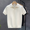 Mens Polo Collar Knitted Shirt