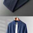 Men's knitted sweater coat