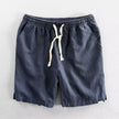 Men's Cotton Linen Drawstring Shorts
